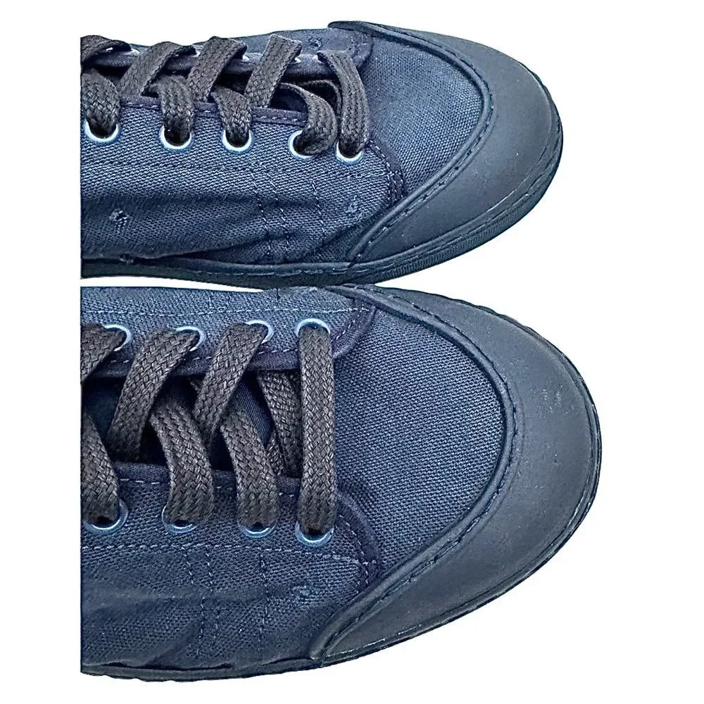 Scarpa Italy Men’s Sneakers Size 11 Navy Blue Leather Casual Shoes EU 44 EUC